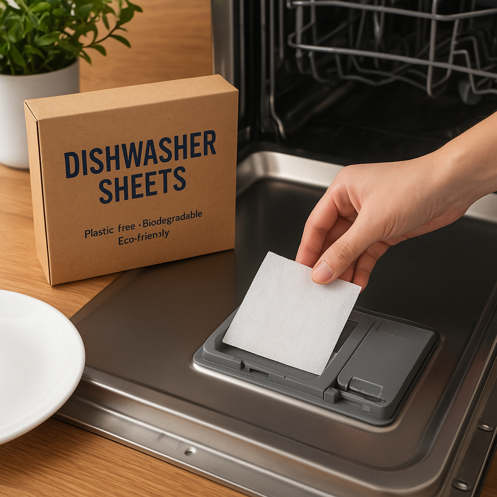 Say Goodbye to Plastic: Zero-Waste Cleaning with Dishwasher Sheets