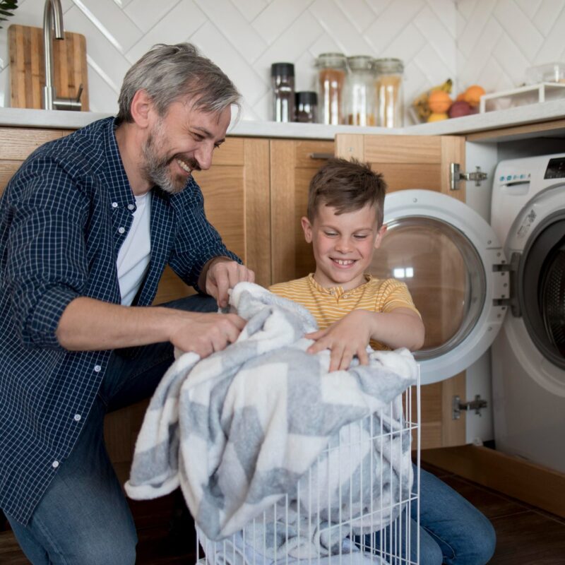 Fragrance-free laundry detergent