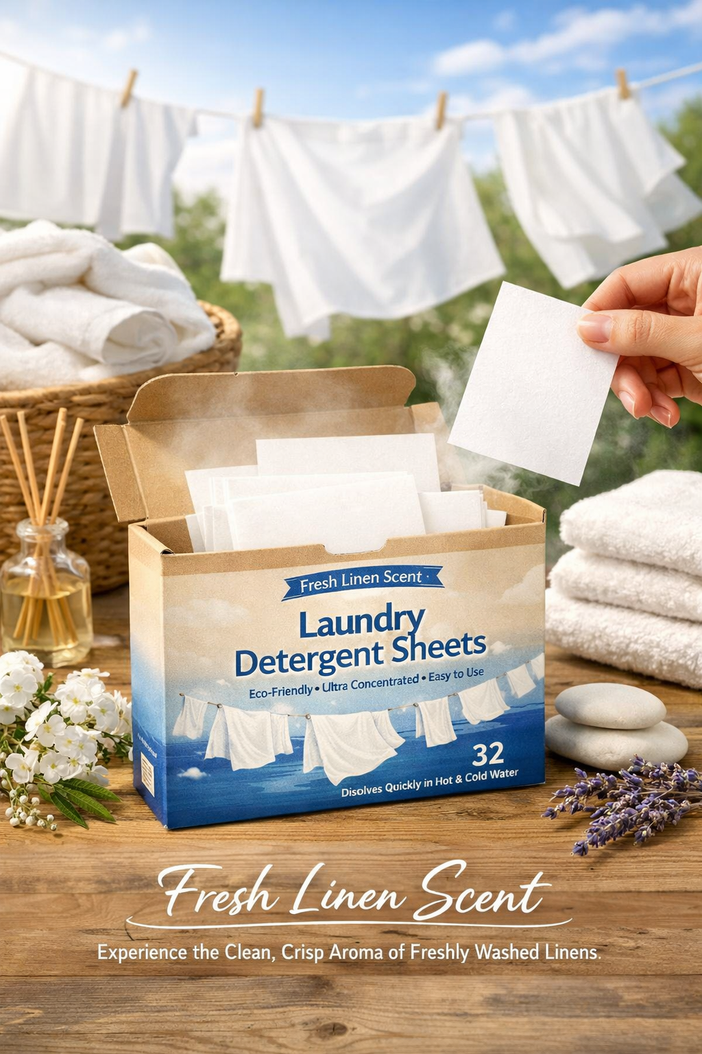 Linen Scent Laundry Sheets