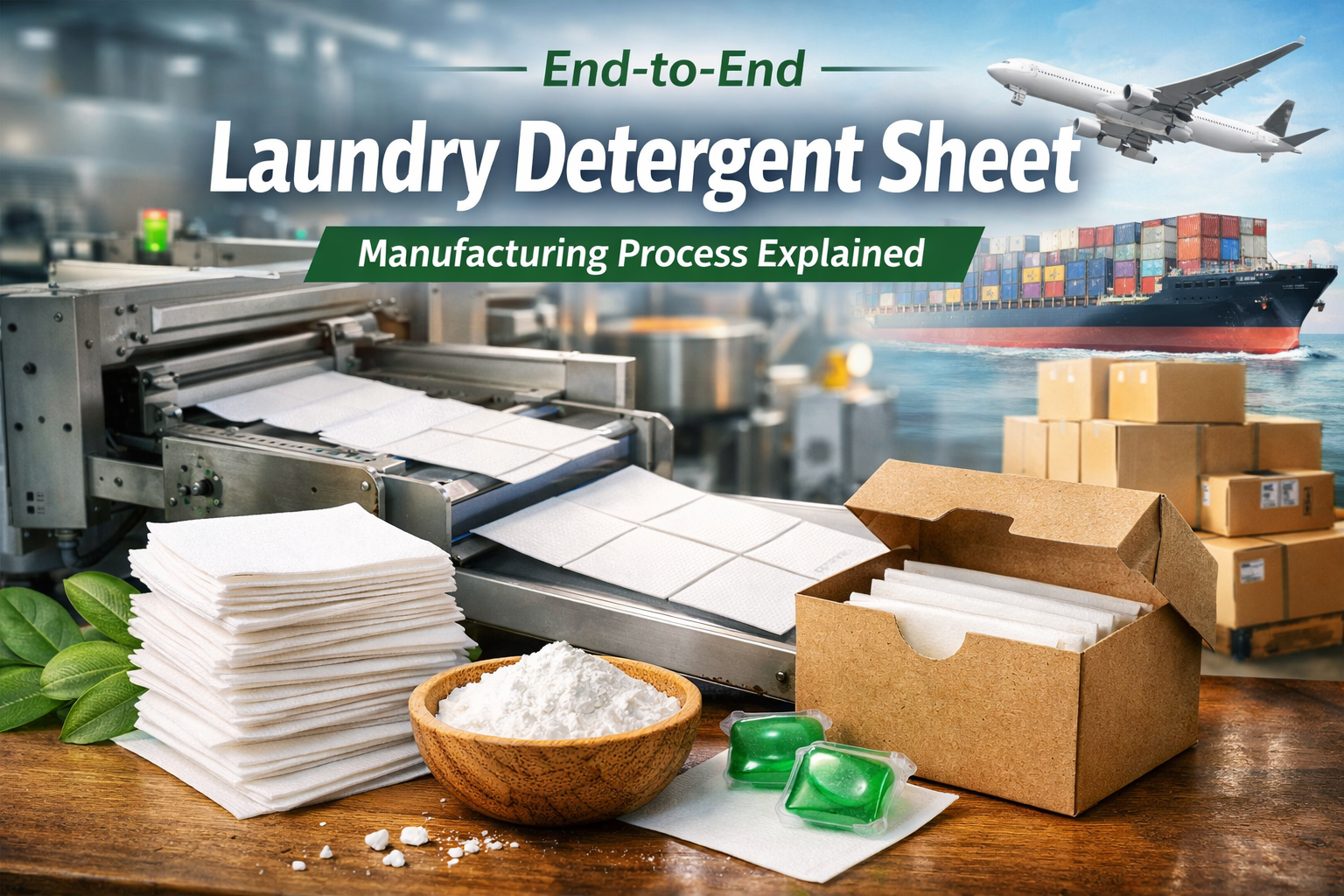 End-to-End Laundry Detergent Sheet Manufacturing Process Explained